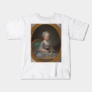 Portrait of Élisabeth of France - Joseph Ducreux Kids T-Shirt